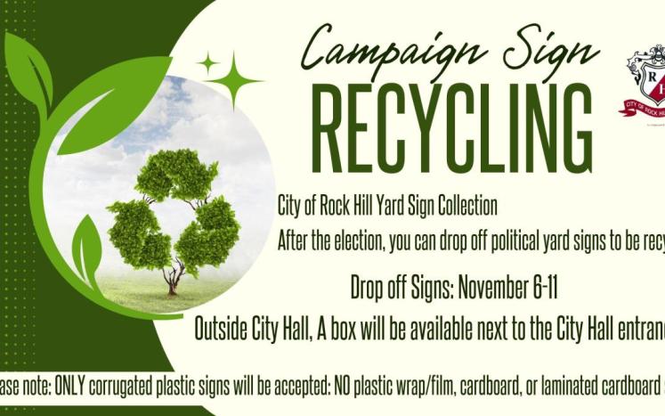 Yard sign recycling